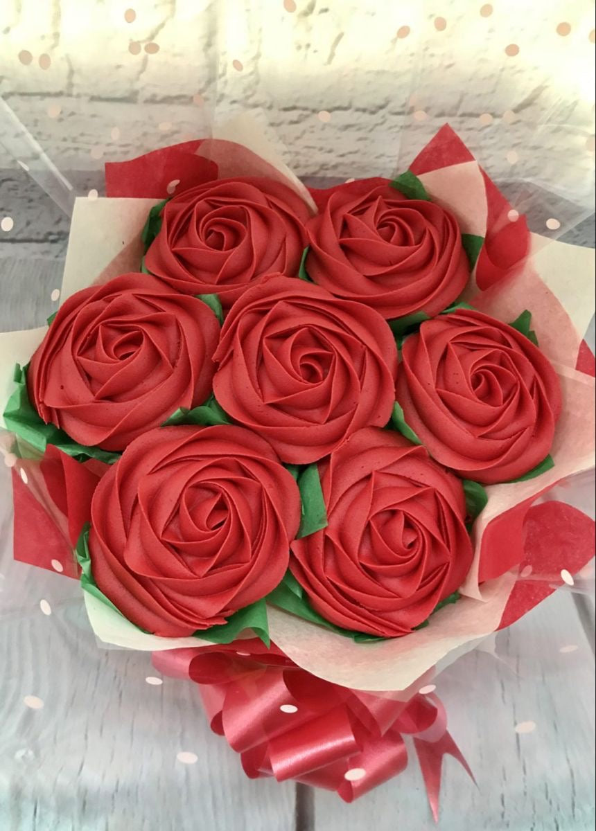 7pc cupcake bouquet